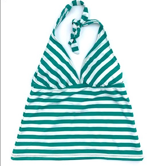 Mossimo Supply Co. Other - 🔥3/$12🔥 Teal and White Striped Tankini Top